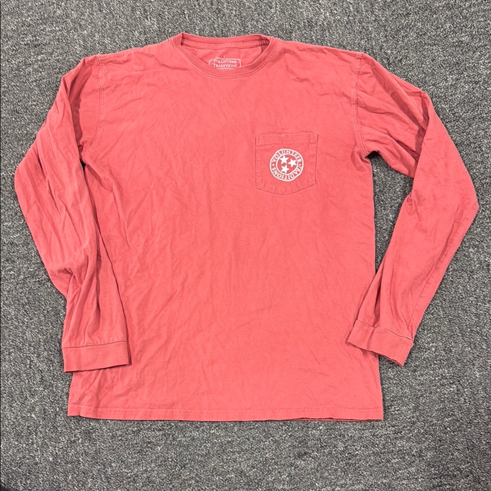 Comfort Colors Men's Red Long Sleeve Shirt